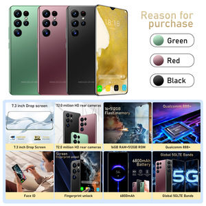 Smartphone 5G LTE Sbloccato a Basso Prezzo <span class=keywords><strong>2022</strong></span>, 3GB+64GB, Originale, 6.3 Pollici, S22 Ultra, con Impronta Digitale, Telefono Cellulare Android - Product Image 5