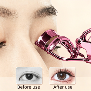 Boîtes à <span class=keywords><strong>cils</strong></span> <span class=keywords><strong>de</strong></span> luxe durables en acier inoxydable or rose, non électriques, avec coussinet en silicone, outil <span class=keywords><strong>de</strong></span> beauté rectangulaire portable - Product Image 2