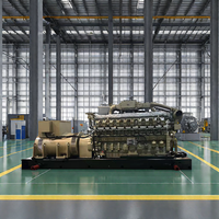 Générateur à turbine à gaz naturel Jichai 1000KW 2000KW, excitation sans balais, refroidissement par eau, démarrage automatique, 50Hz, certifié ISO9001 CE