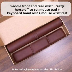 Desk Pad Waterproof Mouse Pad Desk <b>Mat</b> Protective Cover Three Piece Set Leather Wrist Stand Non-slip Easy to Clean Keyboard <b>Mats</b> - Product Image 6