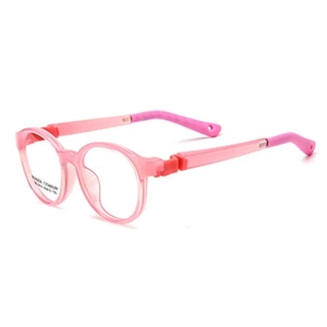 Occhiali in Silicone alla Moda per Bambini, Montatura Rotonda per Ragazzi e Ragazze - Product Image 3