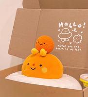 Jouets en peluche super doux personnalisés avec logo professionnel, poupées mascottes d'entreprise avec couleurs et tailles personnalisées