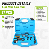 Kit d'outils de calage moteur 11 pièces pour MINI Cooper R55 R56 Peugeot Citroën 1.4 1.6 VTi THP N12 EP3 EP6 EP6DT EP6DTS Valvetronic