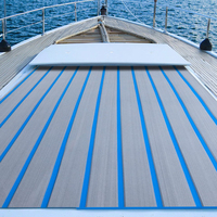 Revêtement de sol personnalisé antidérapant en teck pour bateaux kayaks Revêtement de sol marin en mousse de vinyle EVA à cellules fermées imperméable pour l'extérieur