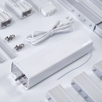 Kit de Cortinas Inteligentes WiFi Tuya IOTON DIY, Sistema de Riel Motorizado de 2.2 a 6.2 Metros, Control Remoto por Voz con Alexa y Google, para Sala de Estar y Dormitorio