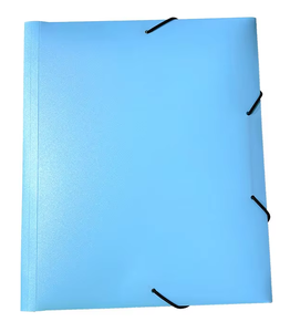 Carpeta de documentos de plástico polivinílico tamaño carta A4, soporte de archivos de transporte Pp, cierre de banda elástica para oficina - Product Image 2