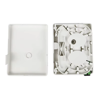 Meilleur prix pour une utilisation en intérieur SC APC Boîte à bornes en fibre optique en plastique 2 cœurs FTTH Infrastructure réseau Façade Panneau de prise