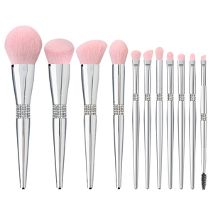 Quotidien reine et Mor-phe15 pièces Nano cheveux argent incrusté diamant poignée poudre <span class=keywords><strong>pinceaux</strong></span> de maquillage Application lisse étiquette privée - Product Image 2