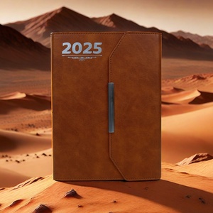 Thấp moq biểu tượng tùy chỉnh Nhật Ký <span class=keywords><strong>2025</strong></span> năm hàng ngày PU bìa cứng chương trình nghị sự máy tính xách tay Tạp Chí kế hoạch - Product Image 4