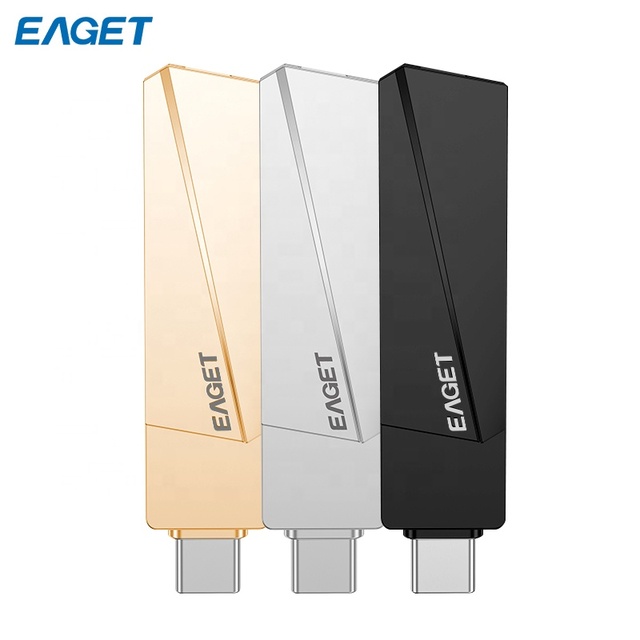 EAGET Custom USB 3.0 Pendrive 256/512GB/1TB Type-C Gen2 USB3.2 530M/S Flash Disk Used Memoria USB Flash Drive Wholesale