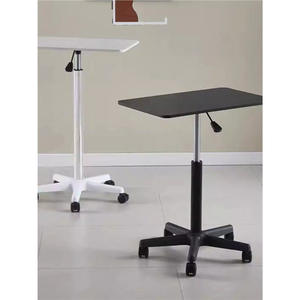 Escritorio Ajustable en Altura para Portátil Lida con Ruedas, Superficie de Plástico de Tamaño Estándar, Banco de Trabajo Móvil - Product Image 2