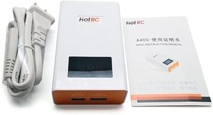 เครื่องชาร์จและดิสชาร์จแบตเตอรี่ลิโพ HOTRC A400 3S 4S พร้อมหน้าจอ LED สำหรับโดรนควอดคอปเตอร์ RC - Product Image 5