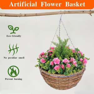 RUOPEI HL-8-2 Cesti Appesi in Rattan Sintetico Ecologici e Impermeabili, Vendita all'Ingrosso, Omaggio per la Festa del Papà e Halloween - Product Image 3