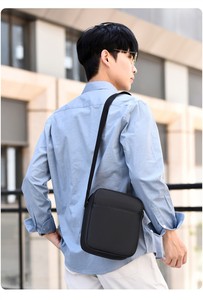 In Stock Oxford Men Shoulder Crossbody <b>Bag</b> Striped Multi Pocket Lightweight <b>Bag</b> For Office <b>Work</b> Short Trip Sports - Product Image 2
