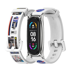 Correas de Silicona con Estampado de Moda Mijobs para Xiaomi <span class=keywords><strong>Mi</strong></span> Band 6 5 4 3, Pulseras de Silicona, Correa para Muñeca - Product Image 4