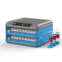 Incubateur d'œufs de volaille 110V, 220V, cc 12V, machine entièrement automatique, double alimentation, à usage domestique, capacité d'œufs 200