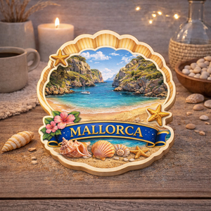 Imán de nevera 3D de madera MDF de 2 capas con diseño personalizado de recuerdos de <span class=keywords><strong>MALLORCA</strong></span> - Product Image 3