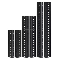 Kit DIY de rail vertical en métal pour panneau coulissant de rack de serveur 2U 3U 4U, bande angulaire simple, matériel, emballage carton