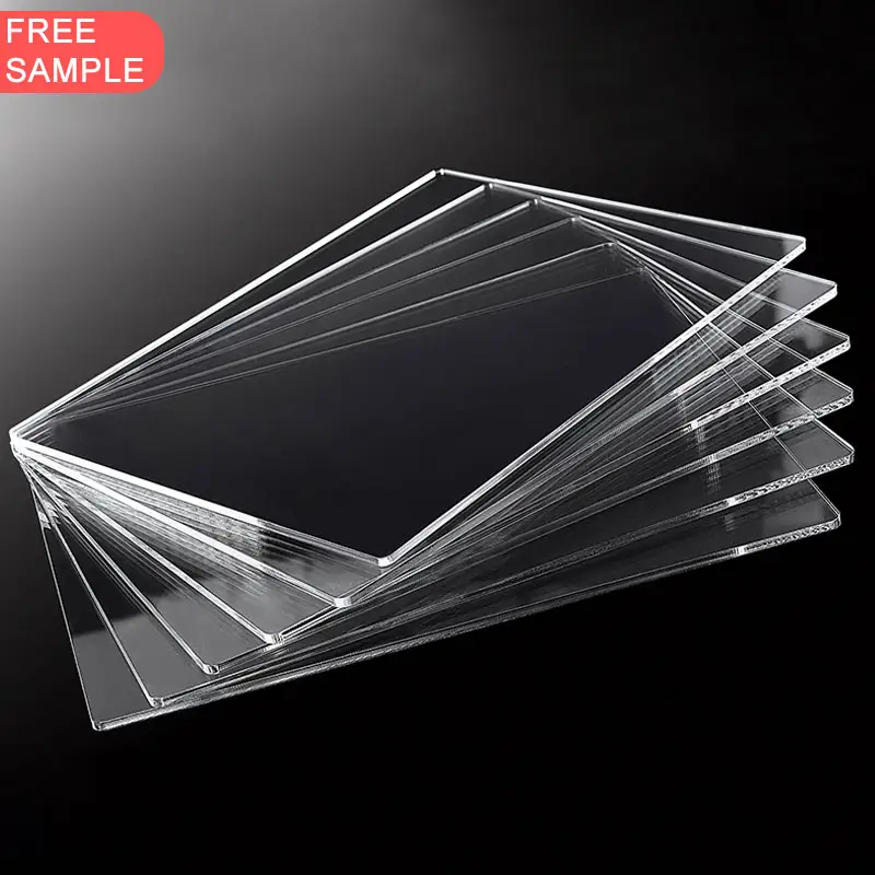 Tuỳ Chỉnh Tia Laser Cắt Ép Đùn Rõ Ràng Nhựa Tấm Acrylic Cắt Để Kích Thước Board Dấu Acrylic