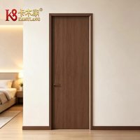 Porte intérieure en bois composite sur mesure, ouverture latérale, isolation phonique, moderne, chambre, salle de bain, salle à manger, hôtel, villa