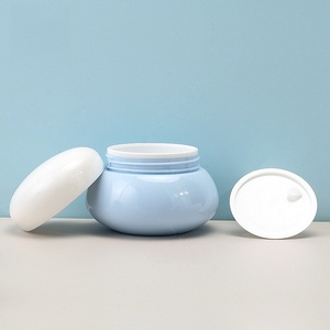 <span class=keywords><strong>Pot</strong></span> de rangement cosmétique vide en <span class=keywords><strong>forme</strong></span> de pierre bleue et blanche, mignon et brillant - Product Image 2
