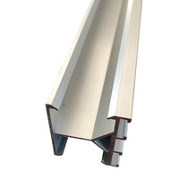 Support de panneau solaire en acier inoxydable anodisé argenté, structure de rail, avec garantie de 24 mois et résistance au vent de 60 m/s