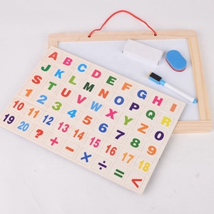 <span class=keywords><strong>Pizarra</strong></span> <span class=keywords><strong>magnética</strong></span> de doble cara para niños, tablero de escritura colgante - Product Image 3
