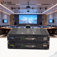 Extenseur KVM DVI à fibre optique jusqu'à 60 km, 1080p60Hz, USB, audio, RS232, GPIO sur une seule fibre, sortie en boucle