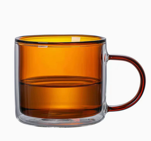 Mugs à double paroi isolants pour bière, lait, eau, DFM01 250ml, transparents, plusieurs couleurs - Product Image 4