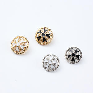 JFFB033 Botones <span class=keywords><strong>de</strong></span> metal Botones <span class=keywords><strong>de</strong></span> aceite Tall Little Fragrant Gold Girl's Knit Versátiles botones cosidos a mano - Product Image 3