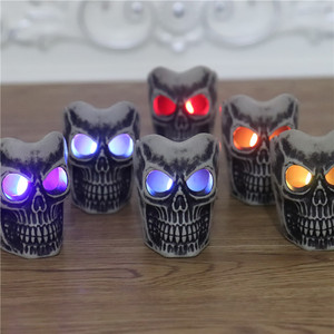 Halloween pumpkin lanterns, <b>bar</b>/KTV decorations, <b>LED</b> electronic <b>light</b>-up candles, skull <b>bar</b> lamps - Product Image 2
