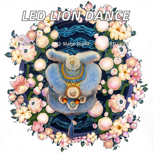 Año Nuevo chino Southern Foshan Crane Style Lion Dance Costume Baile folclórico chino LED Performance Wear Cartoon Dragon - Product Image 4
