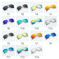 Lunettes de soleil rétro métal aviation pour enfants lunettes de soleil pour enfants lunettes de luxe bébé garçons filles lunettes de pilote