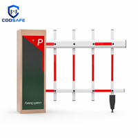 Barrière de stationnement robuste en acier inoxydable avec portique de reconnaissance de plaque d'immatriculation, anti-rouille, résistante aux intempéries, contrôle d'accès des véhicules