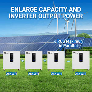 Système de stockage d'énergie solaire tout-en-un 28 kWh 32 kWh pour la maison, batterie 51,2 V 560 Ah 628 Ah triphasée AC380V intégrée 12 kW - Product Image 4