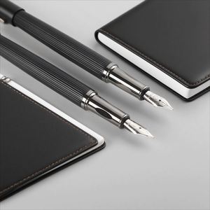 High Quality Luxury Gold UV Printing Custom Metal Fountain <b>Pens</b> Custom Logo Brass Scratch Resistant Ballpoint <b>Pens</b> Business - Product Image 4