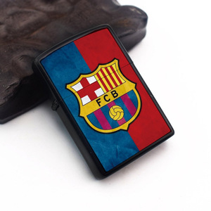 Accendino a Cherosene Personalizzato con Logo di Club Calcistici, Accendino Vintage in Metallo con Logo della Squadra per <span class=keywords><strong>Tifosi</strong></span> Europei di Calcio - Product Image 5