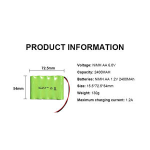 थोक चीन आपूर्तिकर्ता नी <span class=keywords><strong>Mh</strong></span> बैटरी 6v 2400mah नी, महाराष्ट्र बैटरी पैक - Product Image 3