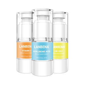 LANBENA 24k <span class=keywords><strong>oro</strong></span> primer para cara de ácido hialurónico vit c mojada y salvaje primer rostro - Product Image 6