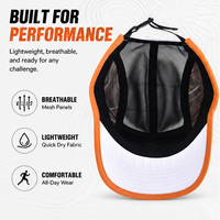 Casquette Réglable en Maille Nylon avec Visière Courbée, Légère, pour Hommes et Femmes, Idéale pour le Sport, la Course ou le Camping