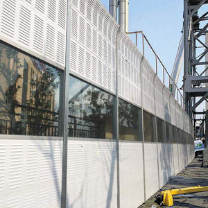 حواجز صوتية مستدامة مضادة للضوضاء، ألواح عازلة للصوت من البولي فينيل كلوريد والأكريليك مقاومة للتآكل للسكك الحديدية والطرق والمستشفيات - Product Image 1