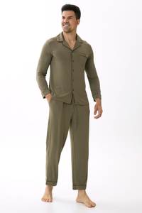 Bamboo <b>Pajamas</b> <b>Men</b> <b>Set</b> Soft Cooling Breathable Sleepwear Custom Wholesale Private Label OEM ODM <b>Pajama</b> Manufacturer - Product Image 4