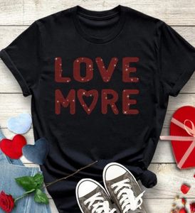 T-shirt di strass personalizzate pesanti 100% Unisex <span class=keywords><strong>con</strong></span> <span class=keywords><strong>cuore</strong></span> <span class=keywords><strong>rosso</strong></span> Topz Top vendita eco-friendly - Product Image 3