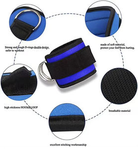 High Quality <b>Adjustable</b> Gym Fitness Ankle <b>Straps</b> Cable Ankle <b>Straps</b> Fitness Ankle <b>Straps</b> for Cable Machines - Product Image 5