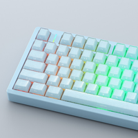 Clavier magnétique en métal CNC personnalisé ou clavier mécanique, disposition 75 %, matériau 6063, anodisation 180 mailles, sans fil, tri-mode