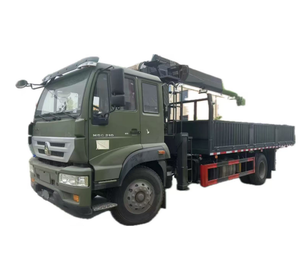 Sinotruk HOWO รถเครนติดตั้งเครนพร้อมฟังก์ชั่นการถ่ายโอนข้อมูล8Ton 6Ton ใหม่ - Product Image 1