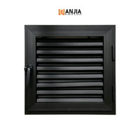 Volets à battants en aluminium avec ventilation et pare-soleil, conformes aux normes américaines, à lamelles orientables