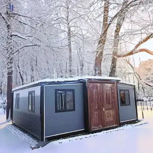 접이식 건물 2 침실 휴대용 모듈러 홈 중국 배송 20ft 40ft 확장 가능한 접이식 컨테이너 하우스