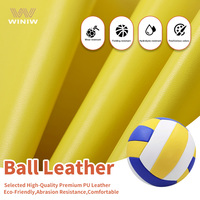 Cuir microfibre rigide résistant aux taches pour le volley-ball, cuir PU antistatique résistant à l'abrasion et aux rayures 0,6-3,0 mm pour le golf