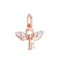 Nouveauté : Bracelet/Collier Pendentif DIY en Argent 925, Motif Galaxie Nuit Étoilée, Astronaute Mignon